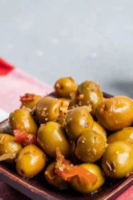 Olivas Receta del Cortijo Al Fuego