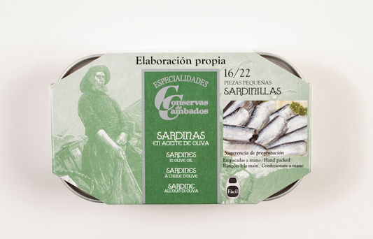 Cambados Gourmet Small Sardines in Olive Oil