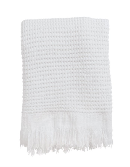 Pokoloko Hand Towel Wave White