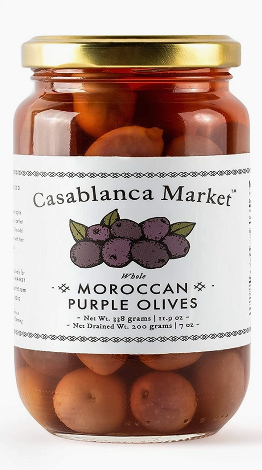 Casablanca Market Moroccan Purple Olives
