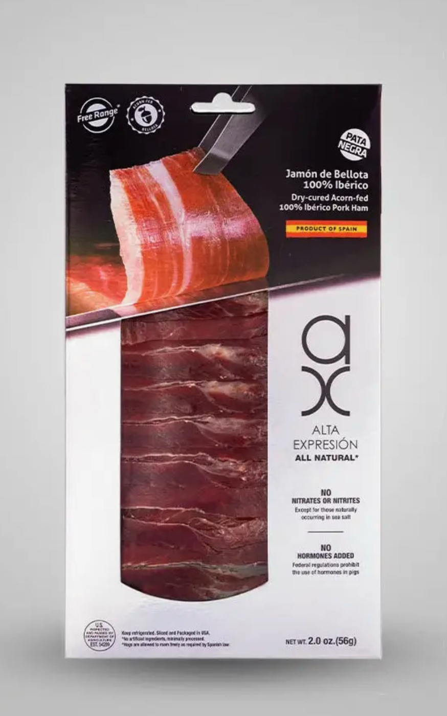 Sliced Ham Acorn-Fed 100% Ibérico (2 oz)
